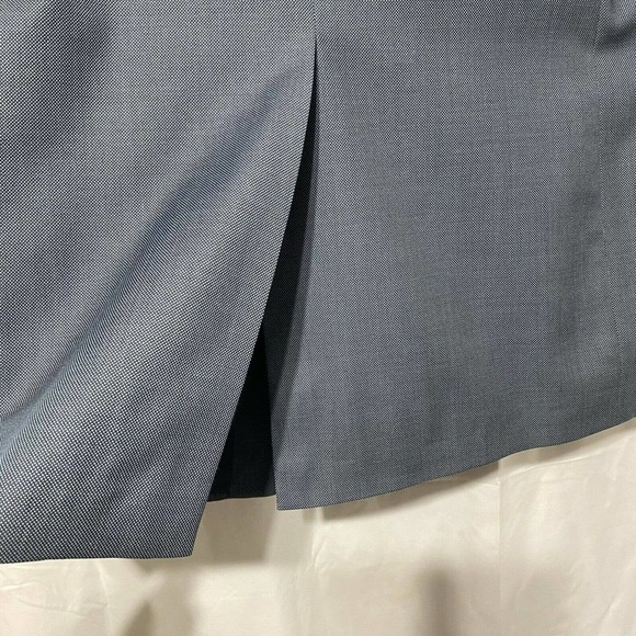 Neiman Marcus Size 40R Men's Gray Nailhead Two Button Sport Coat Surgeon Cuffs - Picture 5 of 12